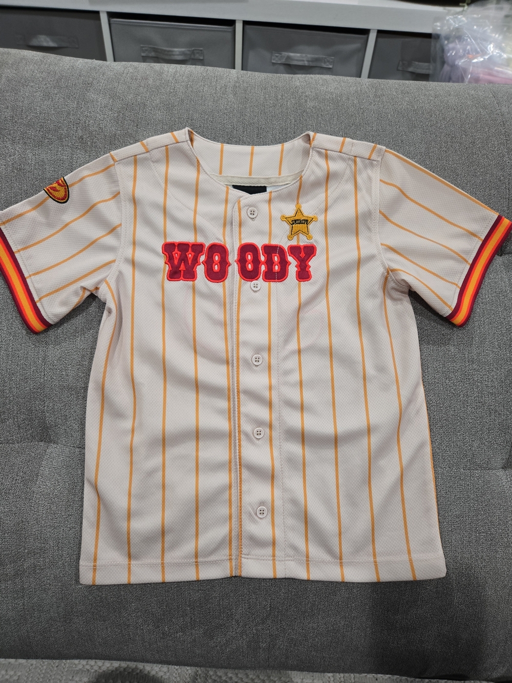 Disney Pixar Toy Story Woody Baseball Jersey — BoxLunch Exclusive - Picture 3 of 5